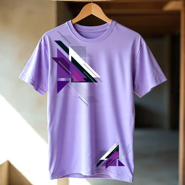 Premium Abstract Triangle Graphic T-shirt