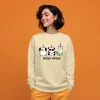 Women’s Cartoon Print Winter Sweatshirt