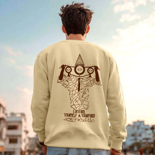 Control Yourself Men's Black Sweatshirt