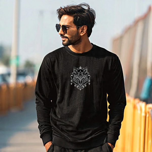 God Of Underworld Men’s Back Print Sweatshirt