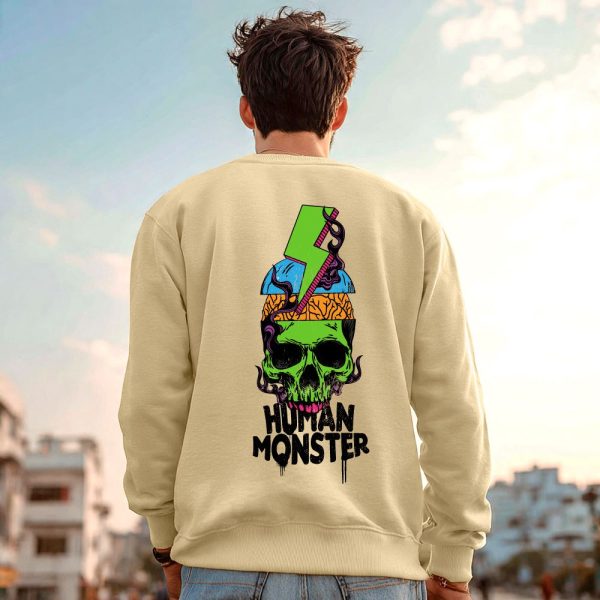 Human Monster Men’s Sweatshirt Winter Wear