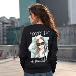 I Am Beautiful Women’s Back Print Sweatshirt