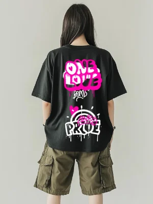 Oversized Drop Shoulder T-shirt Women