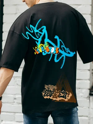 Streetwear Love Style Oversized T-shirt Men